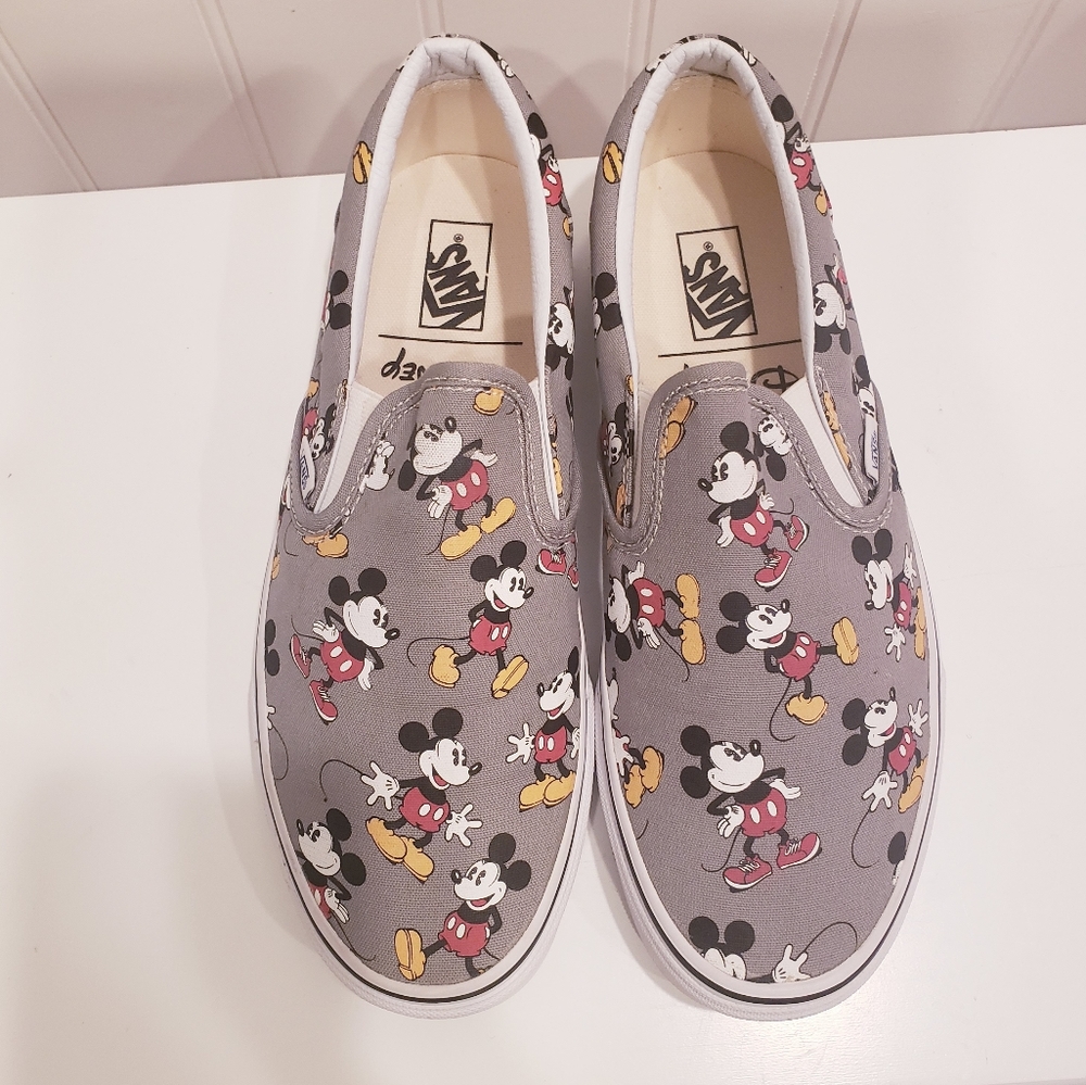 Vans slip on Mickey Mouse